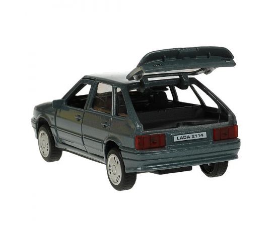 Машина металл LADA -2114 "SAMARA" 12 см, двер, баг, ин, мокрый асфальт 360180 360180