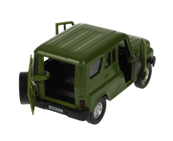 Машина металл УАЗ ХАНТЕР  длина 12 см, двери, багаж, инерц, болотный 362900 362900