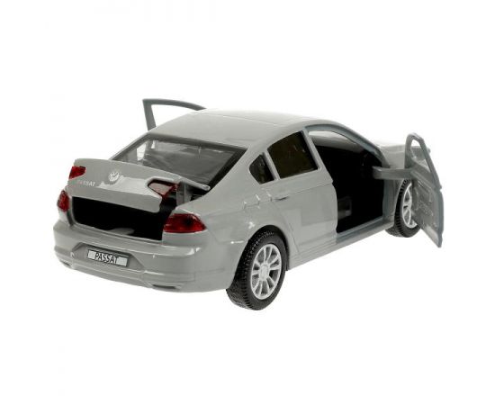 Машина металл VOLKSWAGEN PASSAT 12 см, двер, багаж, инерц, темно-серый 362989 362989