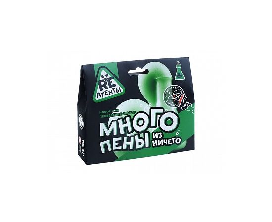 Научно-познавательный набор "Много пены из ничего", зеленый, модели «Re-Агенты» EX011T EX011T