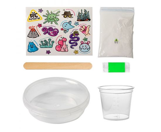 Научно-познавательный набор "Неньютоновская жидкость", зеленый, модели «Re-Агенты» EX015T EX015T