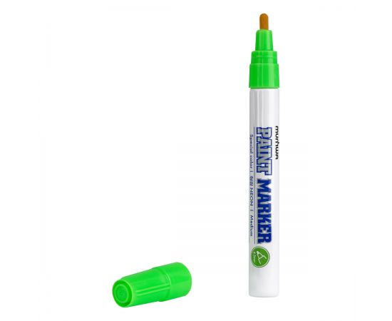 Маркер-краска Munhwa зеленая, 4,5мм, "Neon", нитро-основа NPM-04