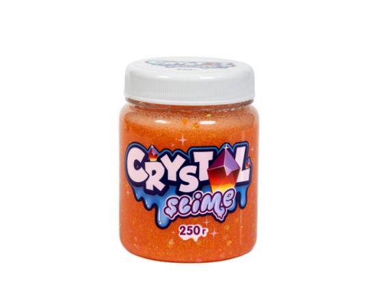 Лизун Crystal slime, апельсиновый, 250г S500-10188 S500-10188
