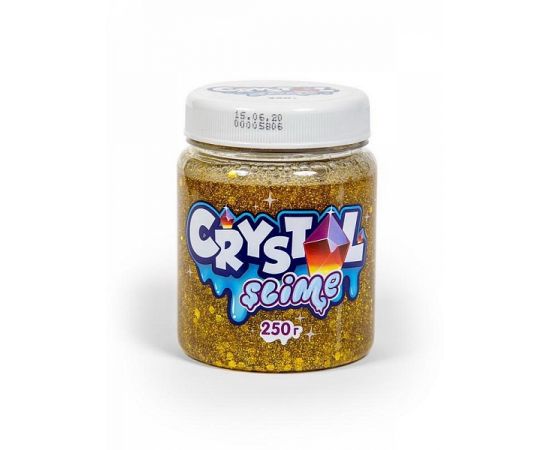 Лизун Crystal slime, золотой, 250г S500-20182 S500-20182