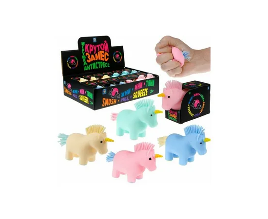 Крутой замес, единорог 12*6см 4 цв.в асс Т23000 Т23000