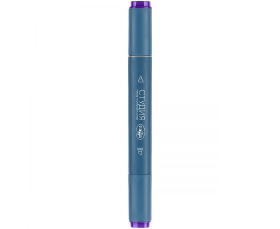 Маркер двусторонний для скетчинга Гамма "Студия", сиреневый, корпус трехгранный, пулевид./клиновид. наконечники 1204M0267