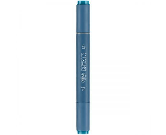 Маркер двусторонний для скетчинга Гамма "Студия", лак зеленый, корпус трехгранный, пулевид./клиновид. наконечники 1204M0323