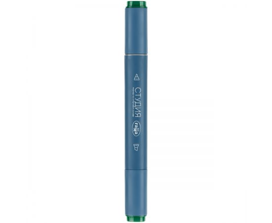 Маркер двусторонний для скетчинга Гамма "Студия", цвет морской волны, корпус трехгранный, пулевид./клиновид. наконечники 1204M0350