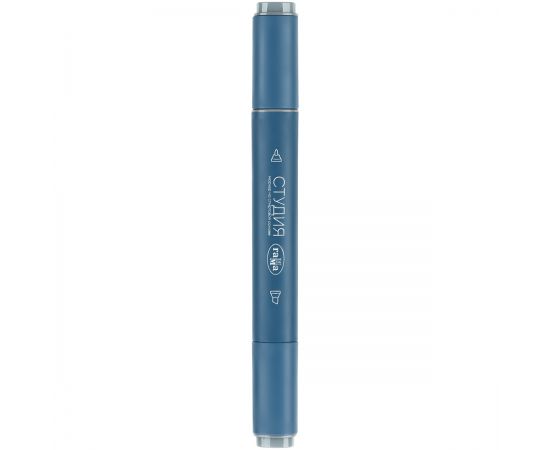 Маркер двусторонний для скетчинга Гамма "Студия", серый лед, корпус трехгранный, пулевид./клиновид. наконечники 1204M0545