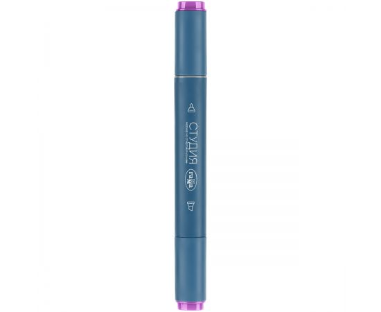 Маркер двусторонний для скетчинга Гамма "Студия", глициния, корпус трехгранный, пулевид./клиновид. наконечники 1204M2065