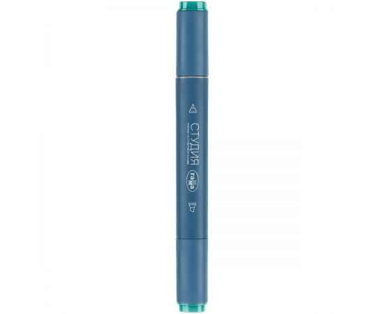 Маркер двусторонний для скетчинга Гамма "Студия", мятный, корпус трехгранный, пулевид./клиновид. наконечники 1204M2233