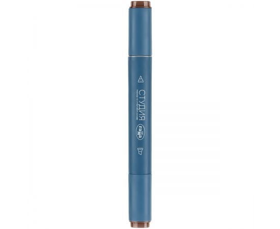 Маркер двусторонний для скетчинга Гамма "Студия", ореховый, корпус трехгранный, пулевид./клиновид. наконечники 1204M2321