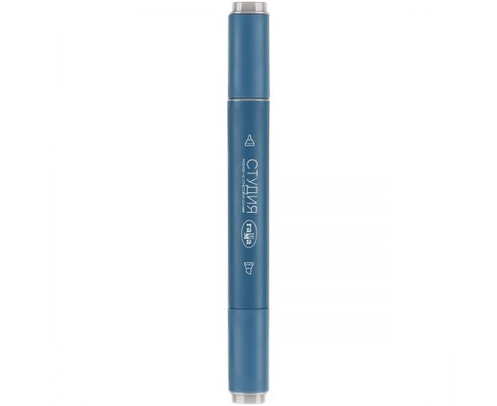 Маркер двусторонний для скетчинга Гамма "Студия", белый греческий, корпус трехгранный, пулевид./клиновид. наконечники 1204M5305