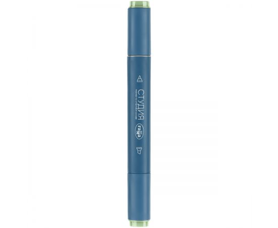 Маркер двусторонний для скетчинга Гамма "Студия", оливковый светлый, корпус трехгранный, пулевид./клиновид. наконечники 1204M7493