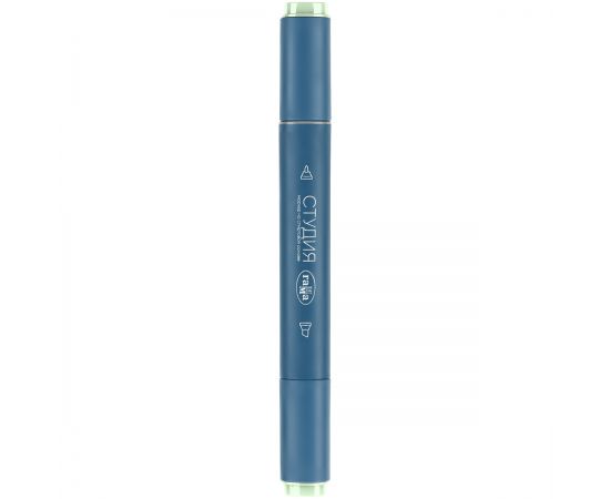 Маркер двусторонний для скетчинга Гамма "Студия", салатовый пастельный, корпус трехгранный, пулевид./клиновид. наконечники 1204M9544