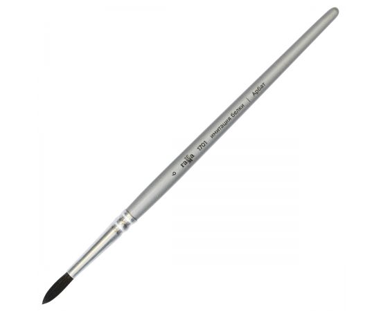 Кисть художественная синтетика имитация белки Гамма "Арбат", круглая №6, короткая ручка 1701006