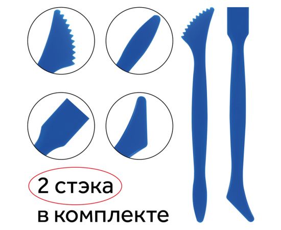 Доска для лепки Гамма, А4+2 стека, пластик, красный 21122025
