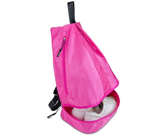 Мешок-сумка 1 отделение Berlingo "Classic pink", 39*28*19см, 1 карман, отделение для обуви MS1051