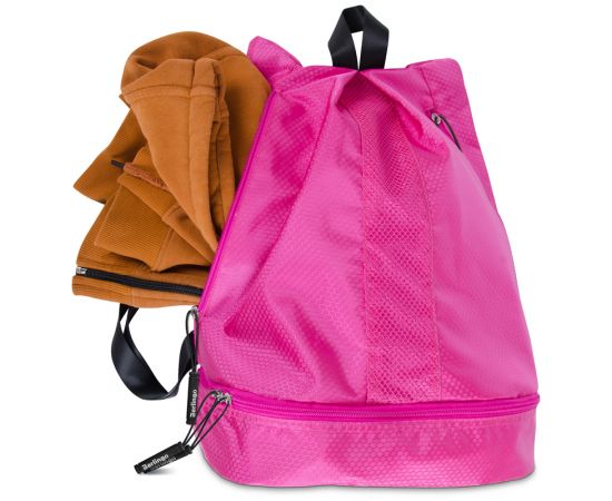 Мешок-сумка 1 отделение Berlingo "Classic pink", 39*28*19см, 1 карман, отделение для обуви MS1051