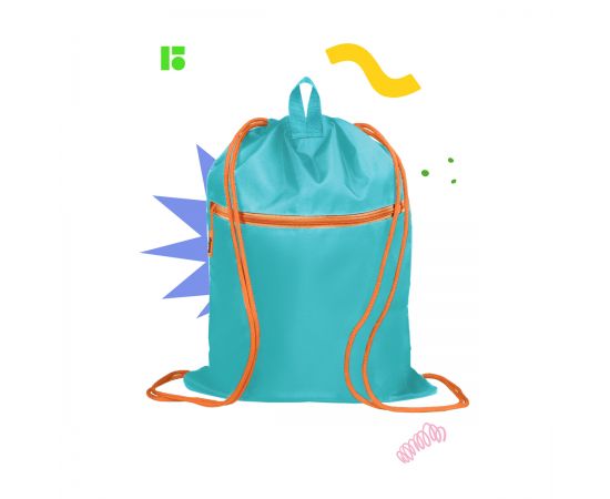 Мешок для обуви 1 отделение Berlingo "Little dreamer", 400*480мм, расширяющееся дно, светоотражающая лента, карман на молнии MS1100G