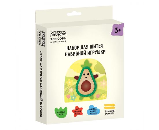 Набор для шитья игрушки ТРИ СОВЫ "Авокадо" ИФ_52418