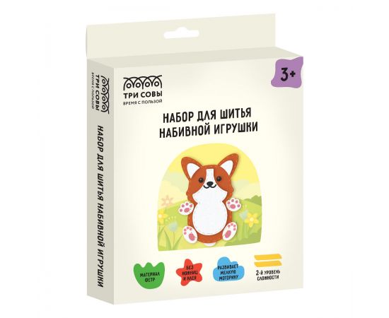 Набор для шитья игрушки ТРИ СОВЫ "Корги" ИФ_52419