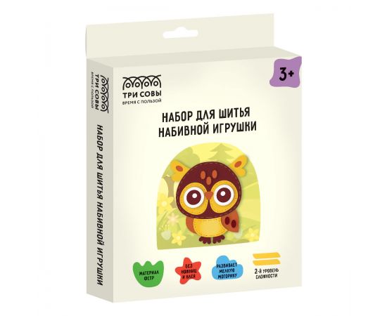 Набор для шитья игрушки ТРИ СОВЫ "Совенок" ИФ_52423