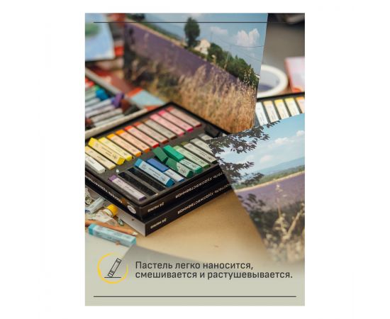 Пастель художественная Гамма "Старый мастер", 24 цвета, картон. упаковка 2309196