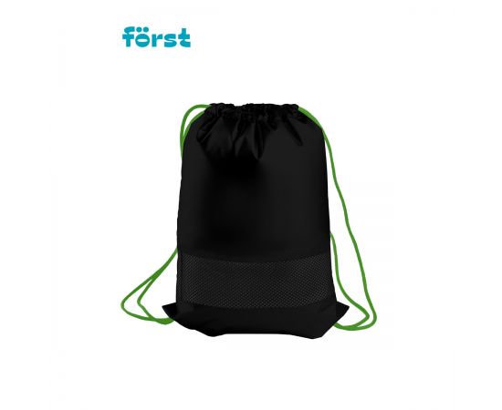 Мешок для обуви 1 отделение Först "Super gamer", 350*460мм, вентиляционная сеточка, светоотражающая лента, карман на молнии FT-MS-020308