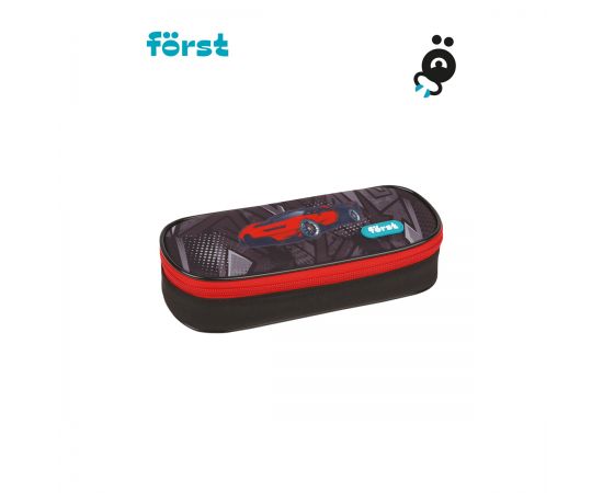 Пенал корпусный 1 отделение, 220*90*45 Först "Red car", полиэстер FT-PF-010311
