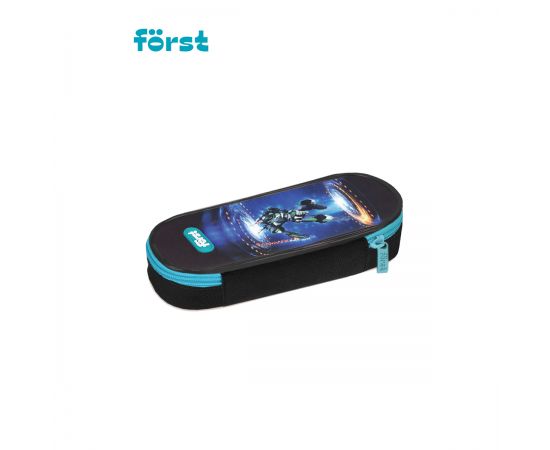 Пенал корпусный 1 отделение, 220*90*45 Först "Neo future", полиэстер FT-PF-060307
