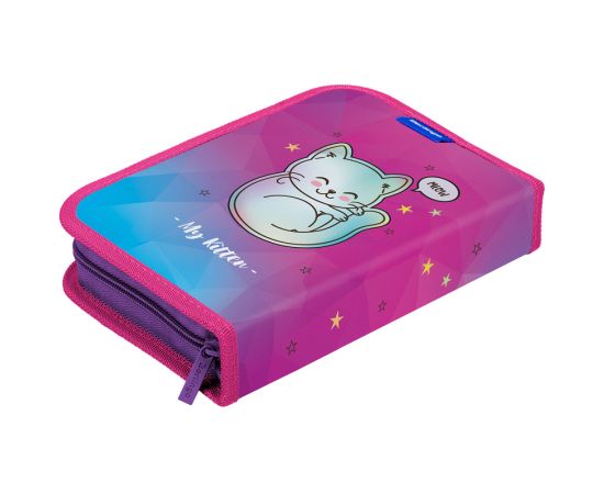 Пенал 1 отделение, 200*140*40 Berlingo "Kitty", полиэстер PK10002