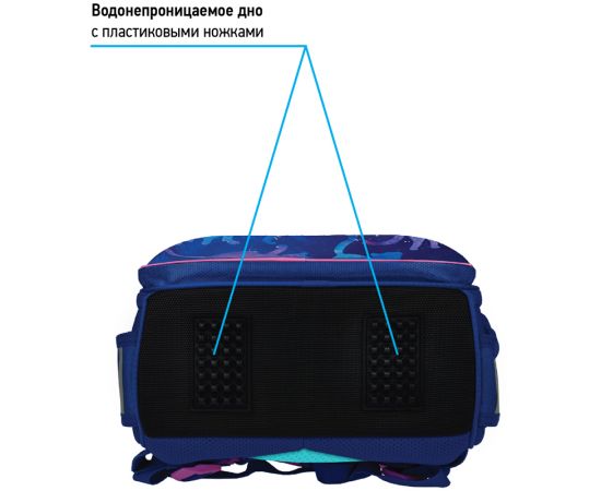 Ранец Berlingo Expert "Galactic cats" 37*28*16см, 2 отделения, 2 кармана, анатомическая спинка RU07101