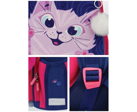 Ранец Berlingo Expert "Scary cat" 37*28*16см, 2 отделения, 2 кармана, анатомическая спинка RU07103