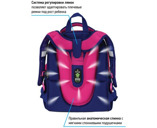 Ранец Berlingo Expert "Akita boy" 37*28*16см, 2 отделения, 2 кармана, анатомическая спинка RU07112