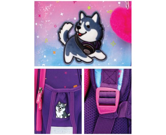 Ранец Berlingo Expert "Husky boy" 37*28*16см, 2 отделения, 2 кармана, анатомическая спинка RU07113