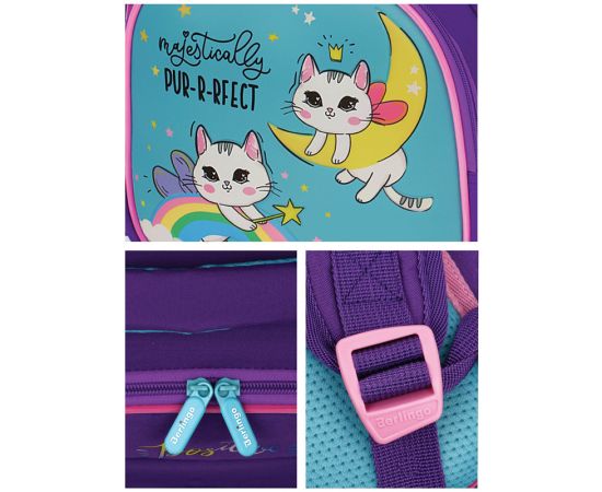 Рюкзак Berlingo Kids "Positive" 36*27*12см, 1 отделение, 2 кармана, эргономичная спинка, LED кант RU08082