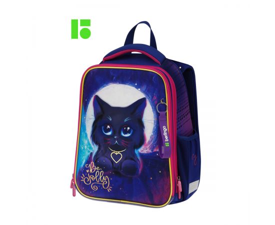 Ранец Berlingo Expert "Jolly kitty" 37*28*16см, 2 отделения, 2 кармана, анатомическая спинка RU09010
