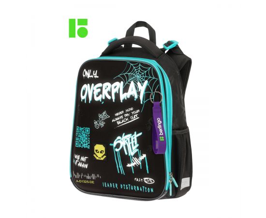 Ранец Berlingo Expert "Overplay" 37*28*16см, 2 отделения, 2 кармана, анатомическая спинка RU09013