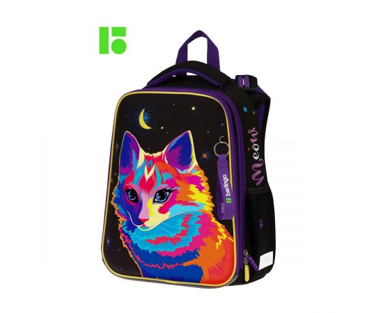 Ранец Berlingo Expert "Astro Cat" 37*28*16см, 2 отделения, 2 кармана, анатомическая спинка RU09025
