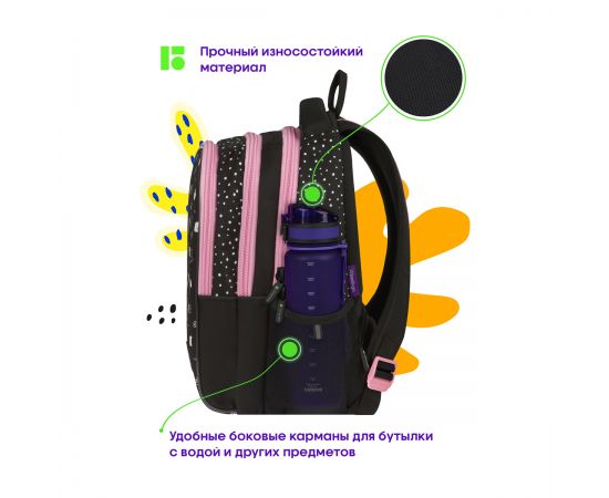 Рюкзак Berlingo inStyle "Cats pattern" 41*27*20см, 3 отделения, 2 кармана, эргономичная спинка RU09101
