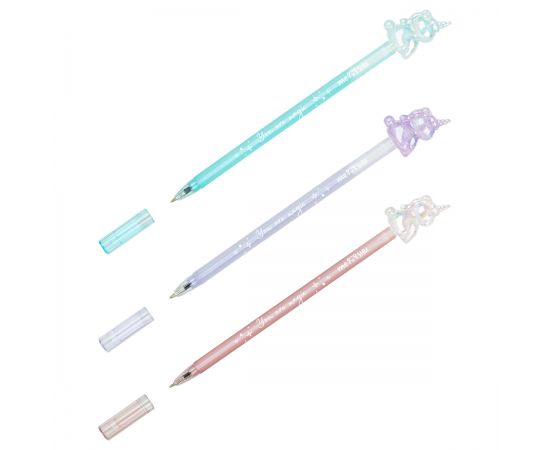 Ручка шариковая MESHU "Unicorn" синяя, 0,5мм, корпус ассорти MS_51276