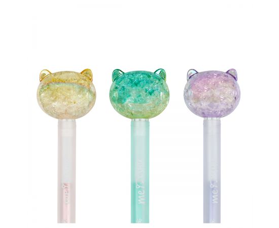 Ручка шариковая MESHU "Cute Cats" синяя, 0,5мм, корпус ассорти MS_51282