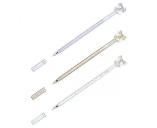 Ручка шариковая MESHU "Friend" синяя, 0,5мм, корпус ассорти MS_51294