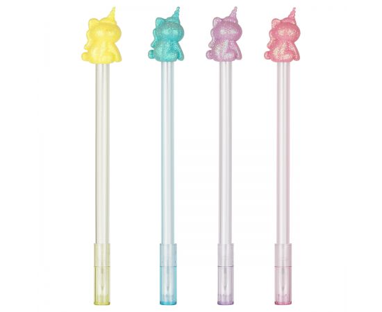 Ручка шариковая MESHU "Shiny" синяя, 0,7мм, корпус ассорти MS_52352