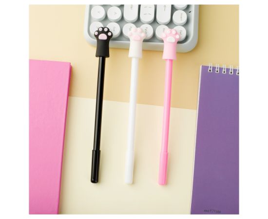 Ручка шариковая MESHU "Paws" синяя, 0,7мм, корпус ассорти MS_52356