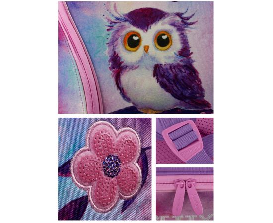 Ранец Berlingo Nova "Owl" 37*28*18см, 2 отделения, 2 кармана, анатомическая спинка RU06203