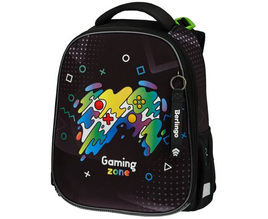 Ранец Berlingo Expert Max "Gaming Zone" 37*28*16см, 2 отделения, анатомическая спинка, дождевик в комплекте RU07156