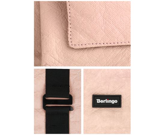 Рюкзак Berlingo Trends "Eco pink" 36*28,5*13см, 1 отделение, тайвек RU08105