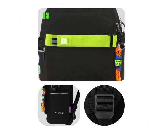 Рюкзак Berlingo Street Style "Sport", 41*28*17см, 3 отделения, 2 кармана, уплотненная спинка RU09154